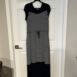 Women's Talbots Black and White Dress Size XL